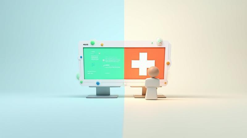 Visual comparison graphic showing digital vignette interface next to a physical sticker.
